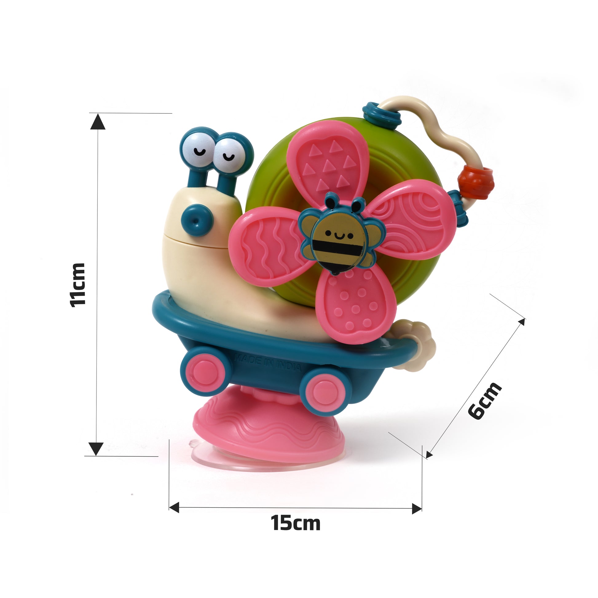 FLYI Interactive Power Windmill Snail Toy for Kids(1.5-4 Years)