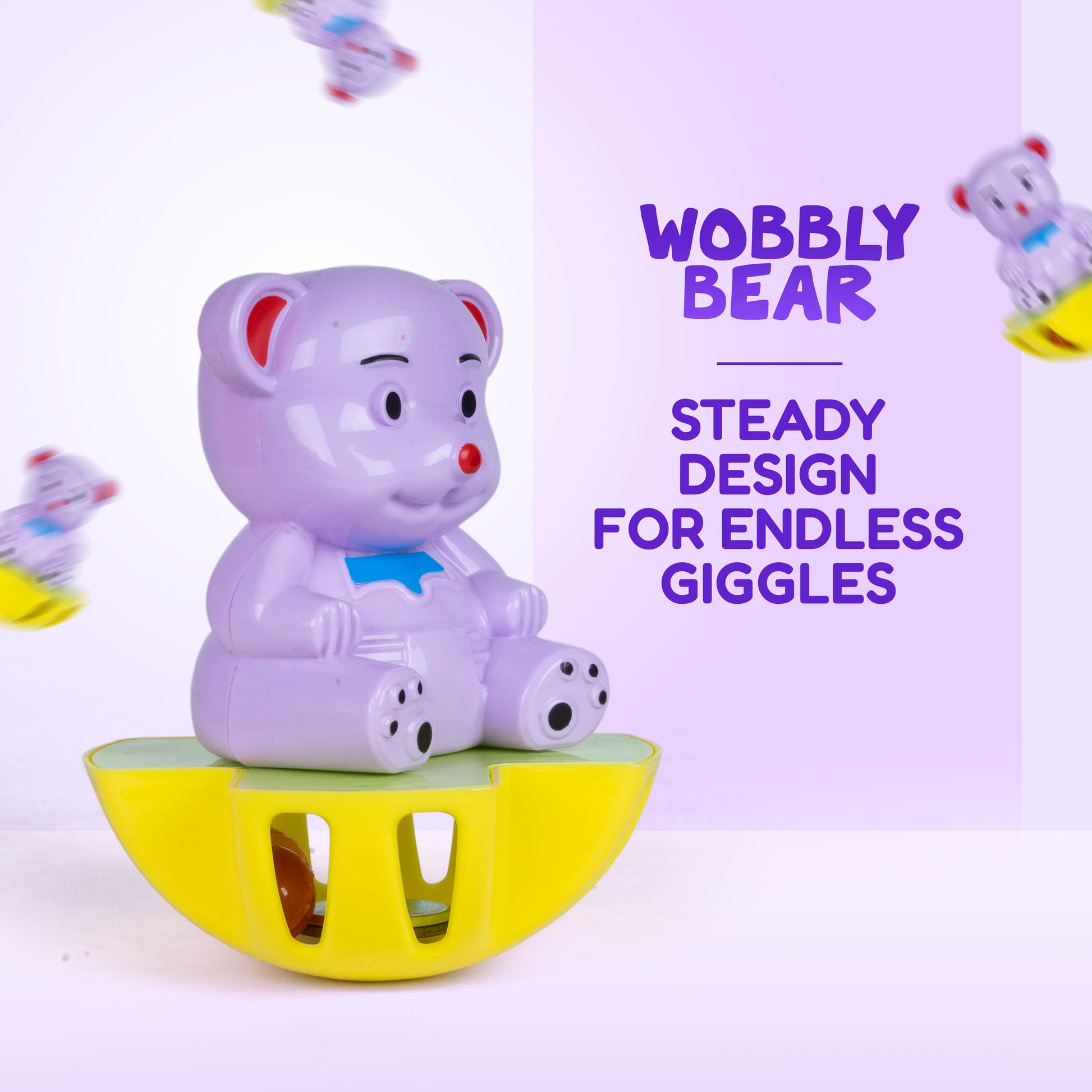 Safe Durable Plastic Wobbly Sound Toy for Kids
