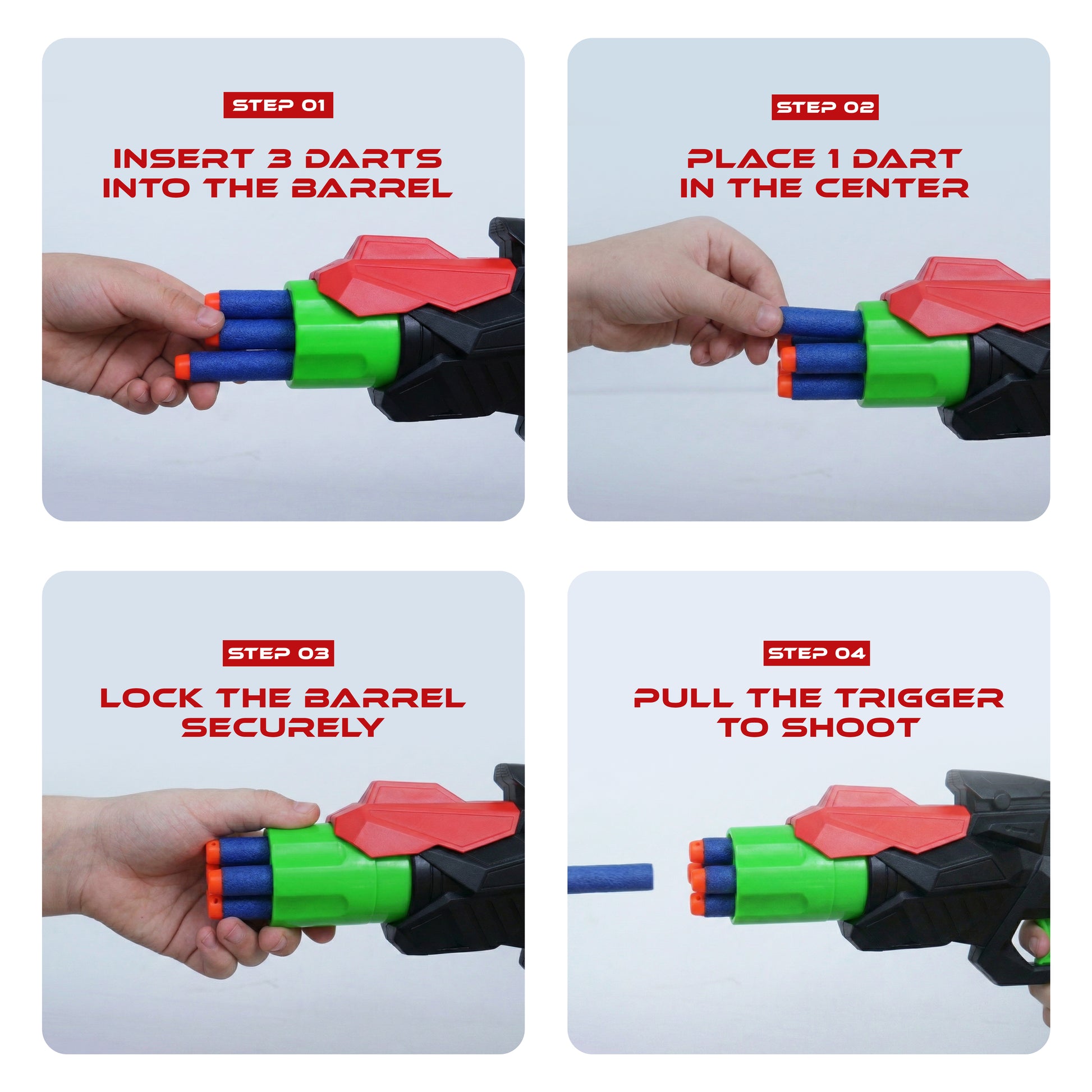 FLYI X-Launcher Soft Bullet Dart Gun Toy for Kids(4+ Years)