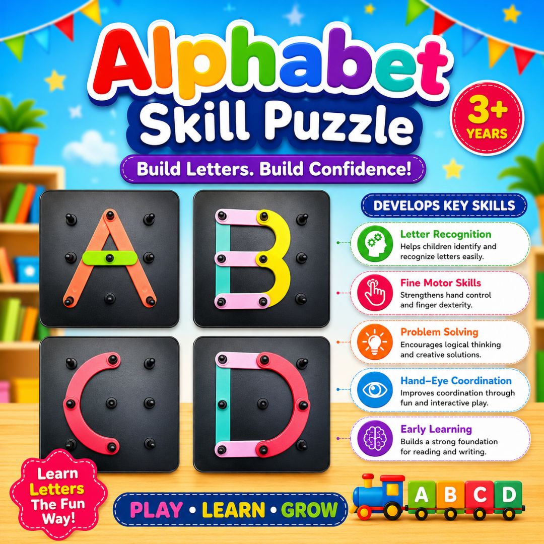 Alpha Numeric & Word Puzzle (3+ Years) | FLYI