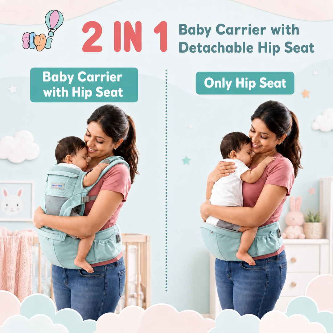 Baby Carrier with Detachable Hip Seat | FLYI