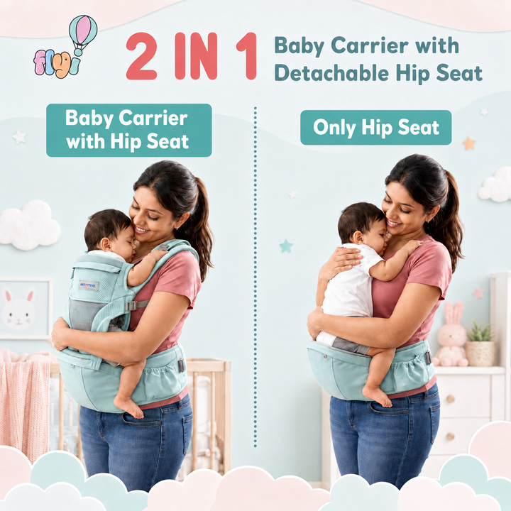 Baby Carrier with Detachable Hip Seat | FLYI