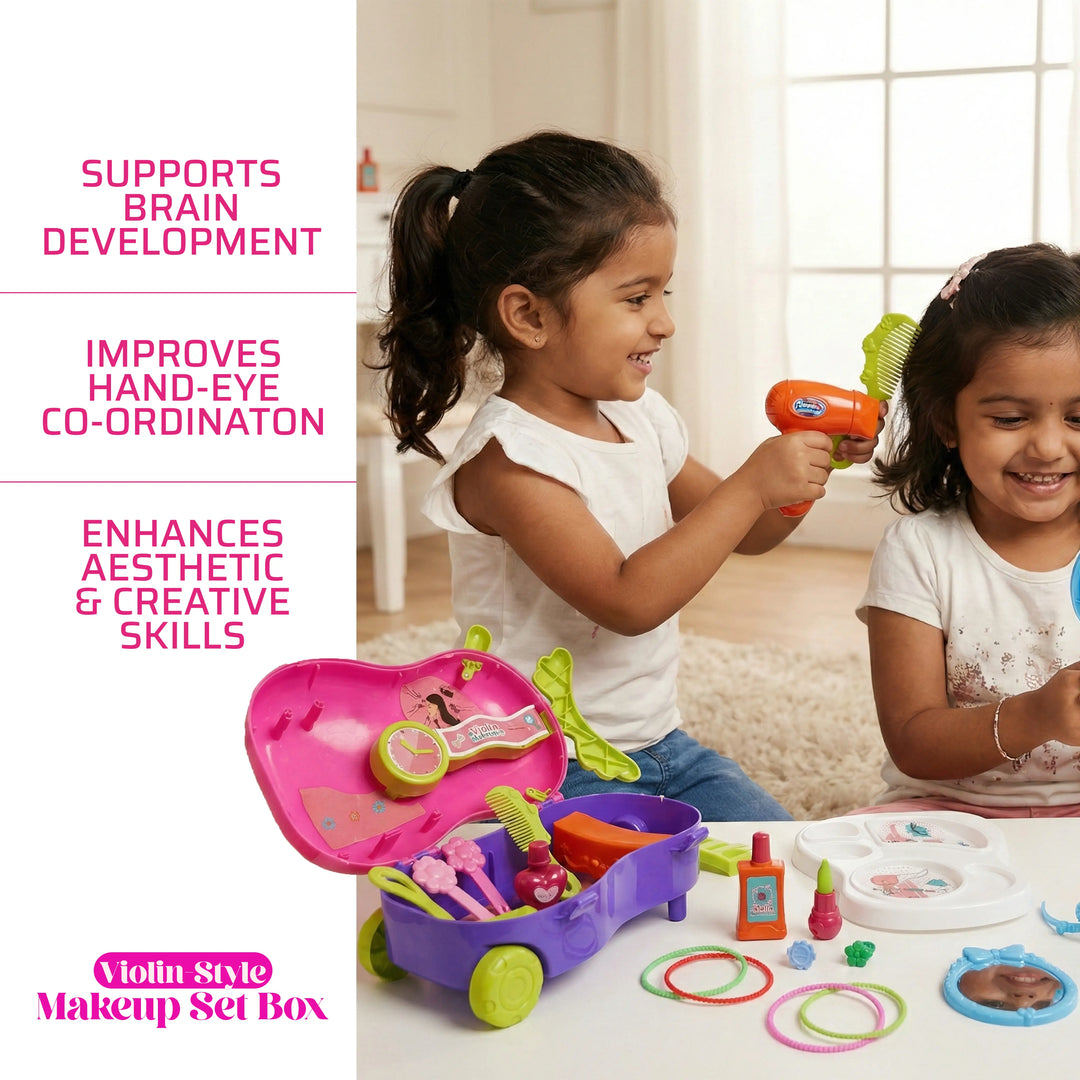 FLYI Pretend Makeup & Beauty Role Play Toy Set for Kids