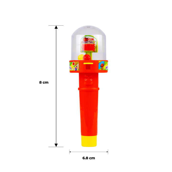 FLYI toy with dimensions labelled on a white background