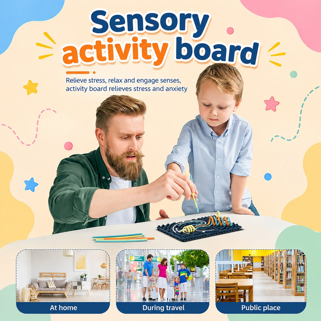 Sensory Activity Toy – Double-Sided | FLYI