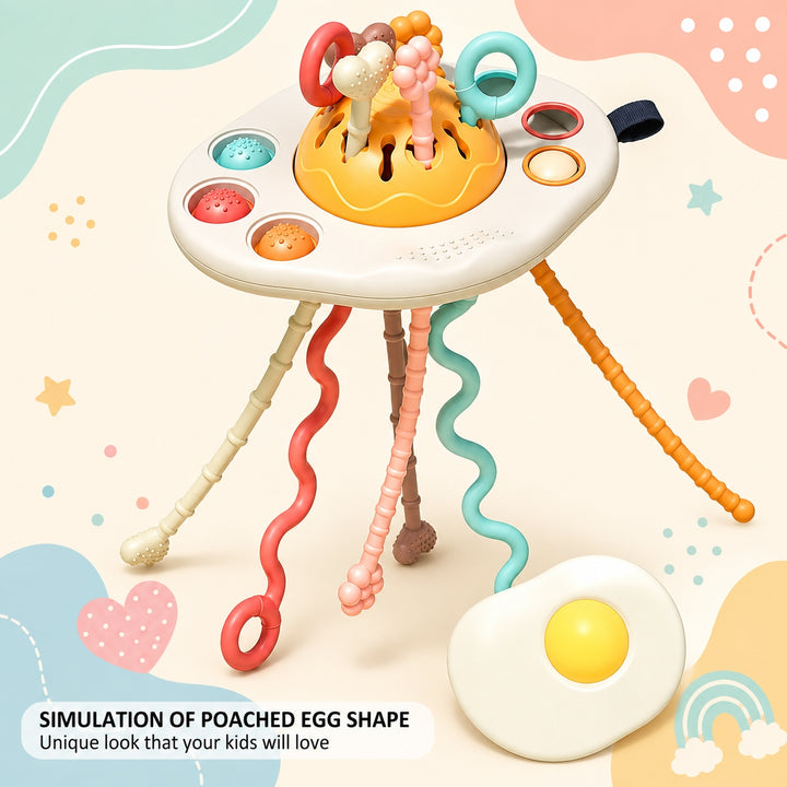 FLYI string toy for babies an activity toys, available online.