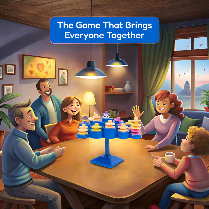 Topple Tree Board Game (5 Fun Games in 1) | FLYI