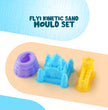 Flyi Wonder Sand with 6 -Mould Set | Best Non-Toxic Sensory Play Kit for Kids