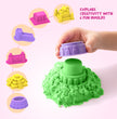 Flyi Wonder Sand with 6 -Mould Set | Best Non-Toxic Sensory Play Kit for Kids