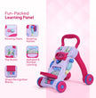 Educational busy board walker for babies