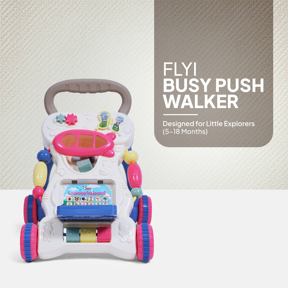 Colorful activity walker for infant development