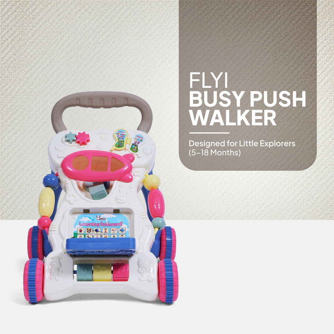 Colorful activity walker for infant development