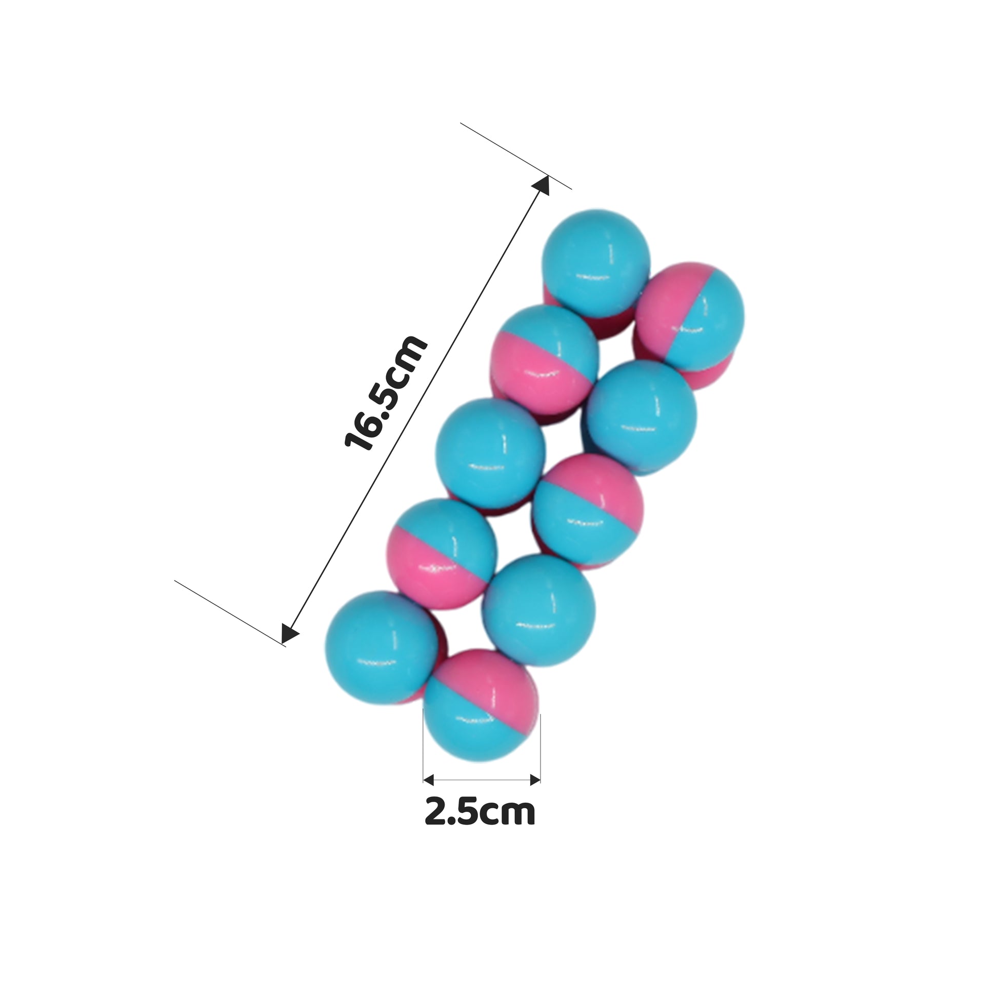 Flyi Link Ball Toy for Kids | 20 PCS Travel-Friendly Learning Set