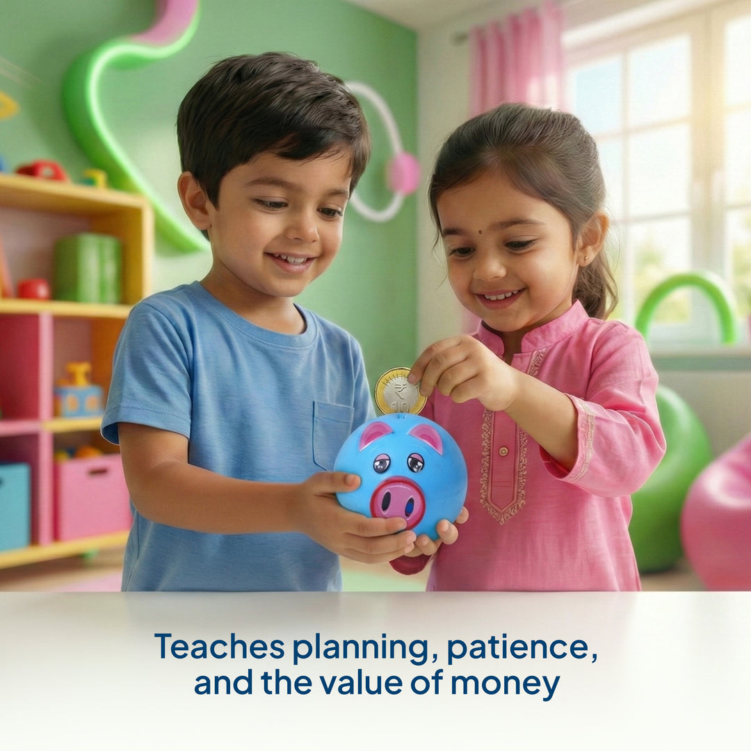 FLYI Piggy Bank Fun Coin Saving Toy for Kids(3+ Years)