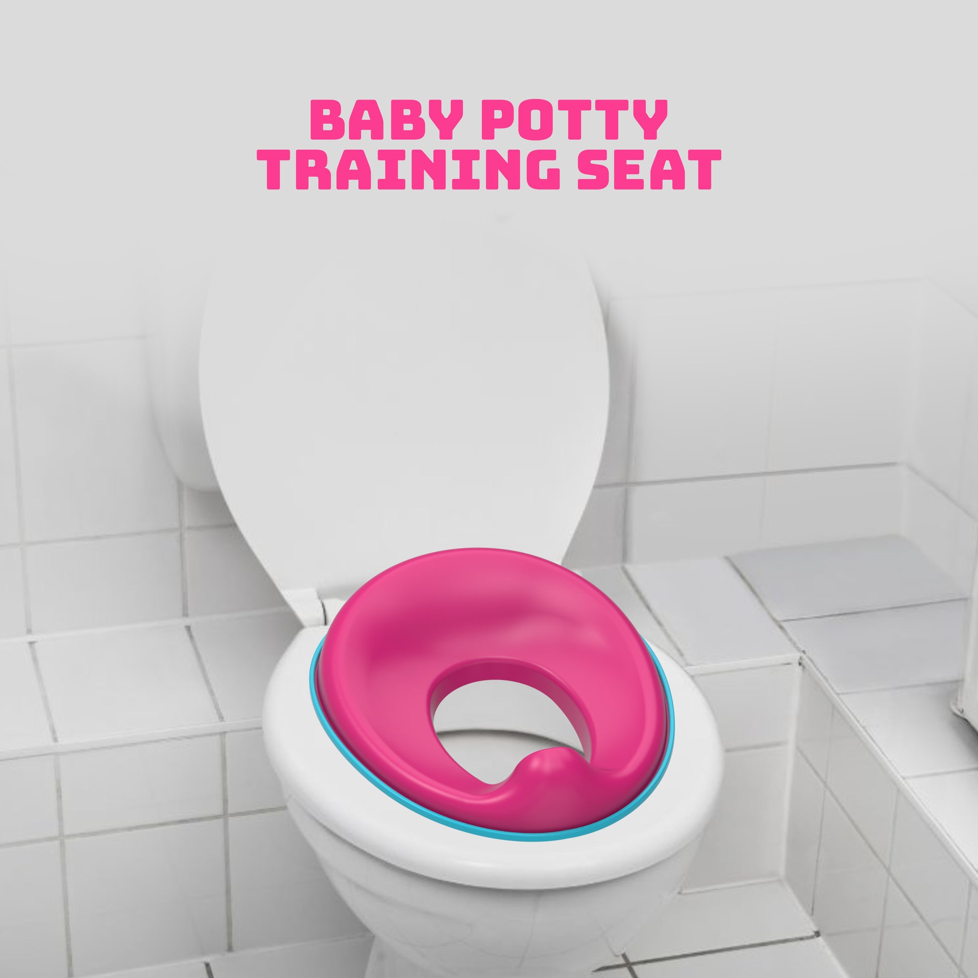 Portable Non-Slip Potty Training Seat for Kids (1–5 Years) – with Splash Guard & Free Hook | Fits Round & Oval Toilets