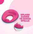 Portable Non-Slip Potty Training Seat for Kids (1–5 Years) – with Splash Guard & Free Hook | Fits Round & Oval Toilets