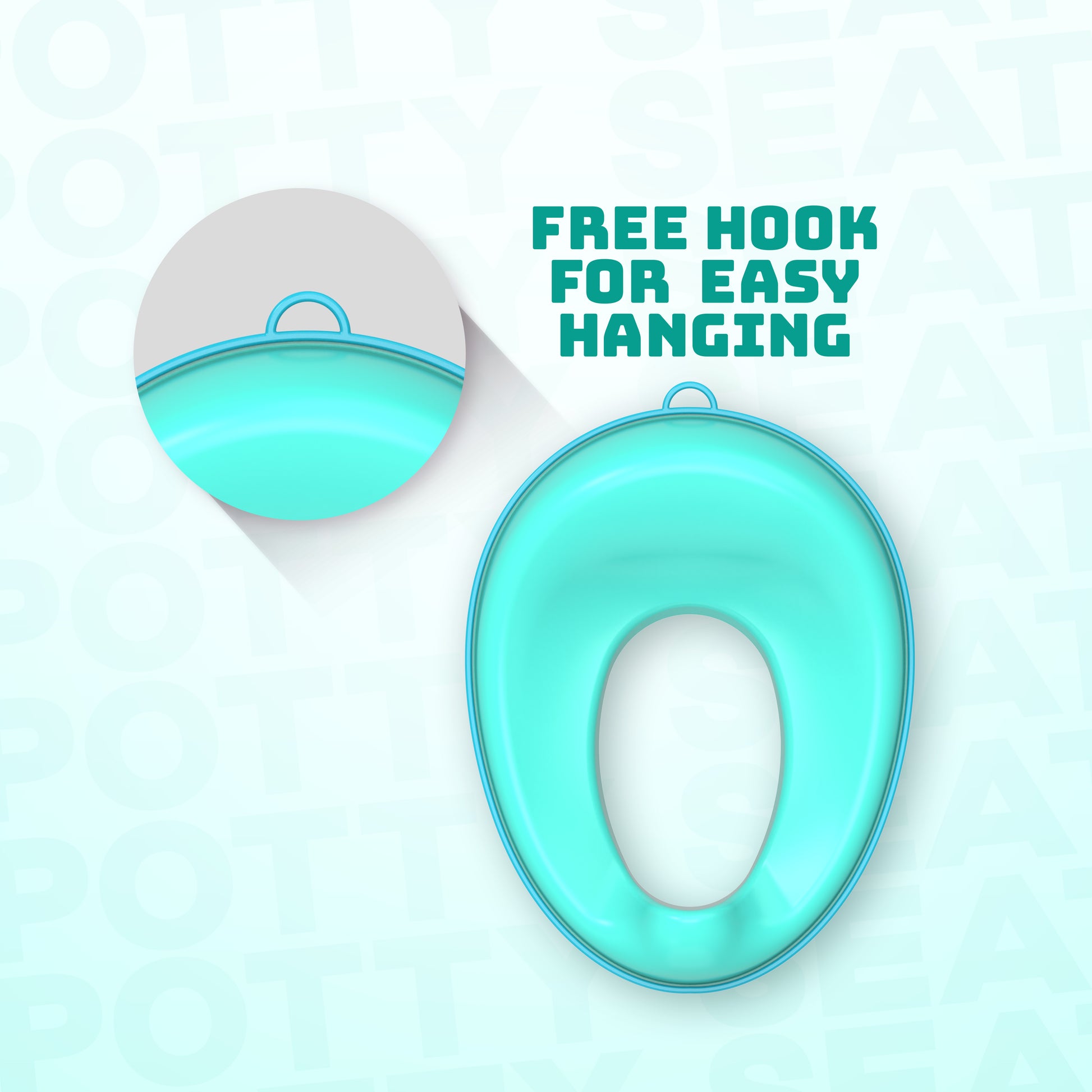 Portable Non-Slip Potty Training Seat for Kids (1–5 Years) – with Splash Guard & Free Hook | Fits Round & Oval Toilets