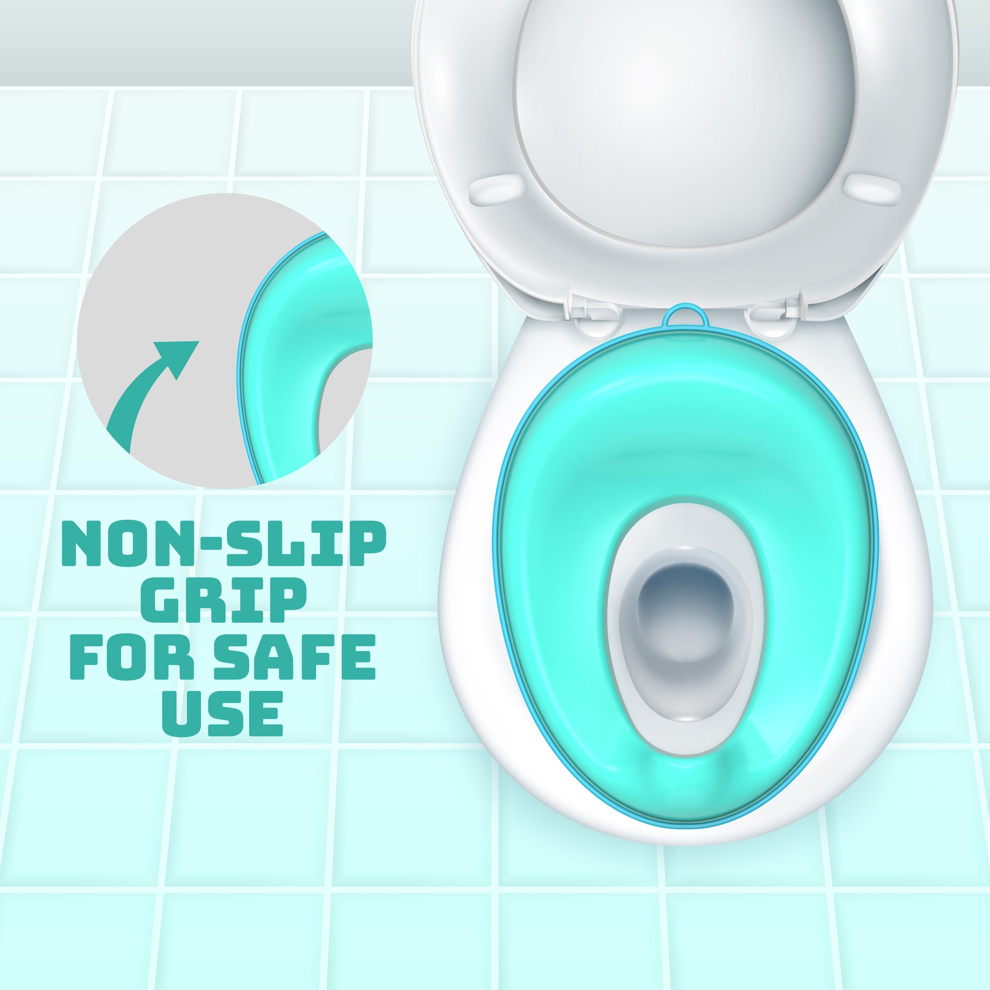 Portable Non-Slip Potty Training Seat for Kids (1–5 Years) – with Splash Guard & Free Hook | Fits Round & Oval Toilets