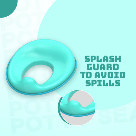 Portable Non-Slip Potty Training Seat for Kids (1–5 Years) – with Splash Guard & Free Hook | Fits Round & Oval Toilets