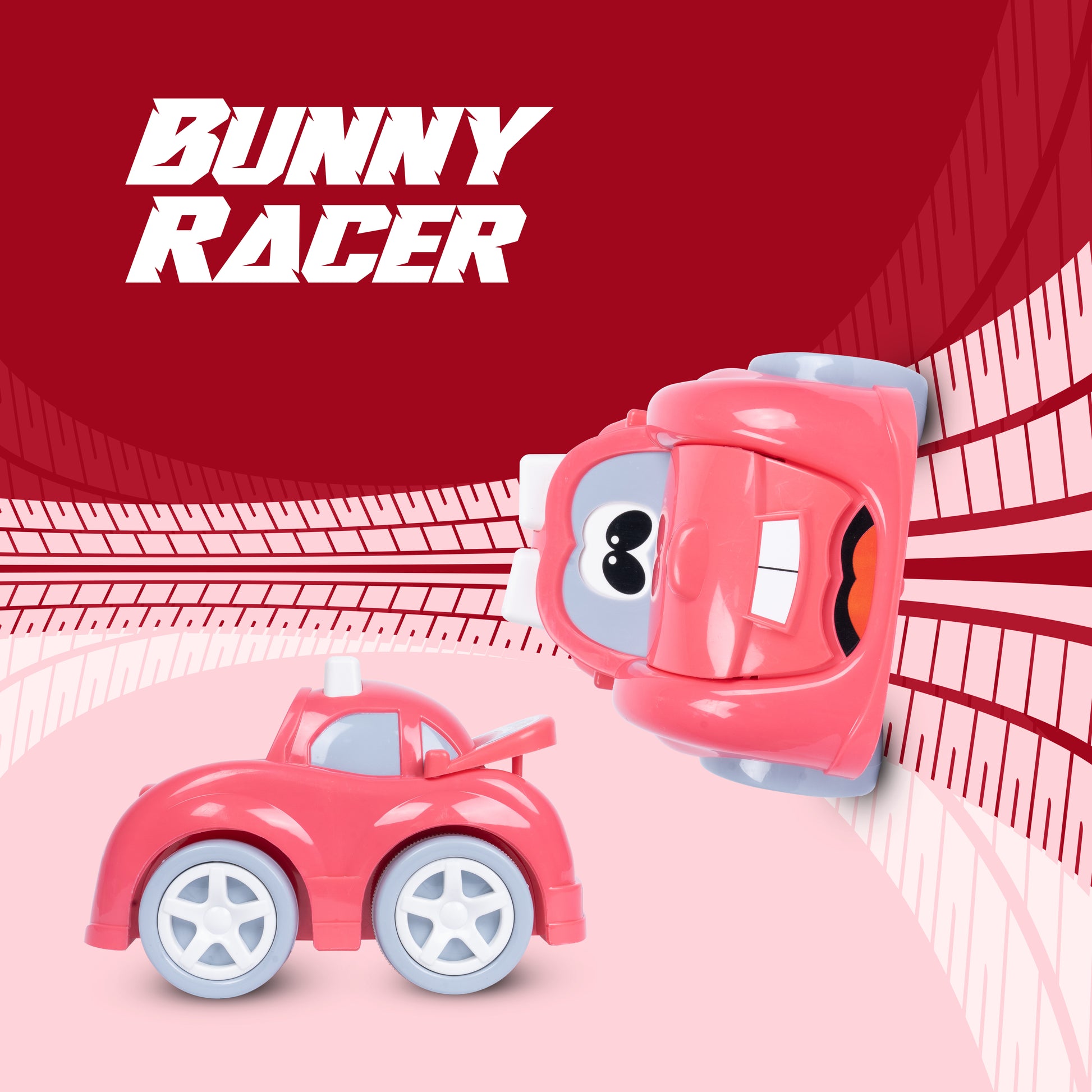 FLYI Cartoon Rabee Racer | Friction Powered Treasure Toys for Kids