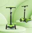 FLYI Three Wheel Kick Scooter for Kids - 4-Level Height Adjustment, Wide Brakes, Lightweight.