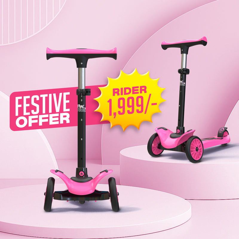 FLYI Scooter for Kids (Pink) 3+ Years
