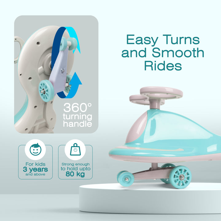 Twisting Ride On Toys - Swing Car for Kids (2–10 Years)