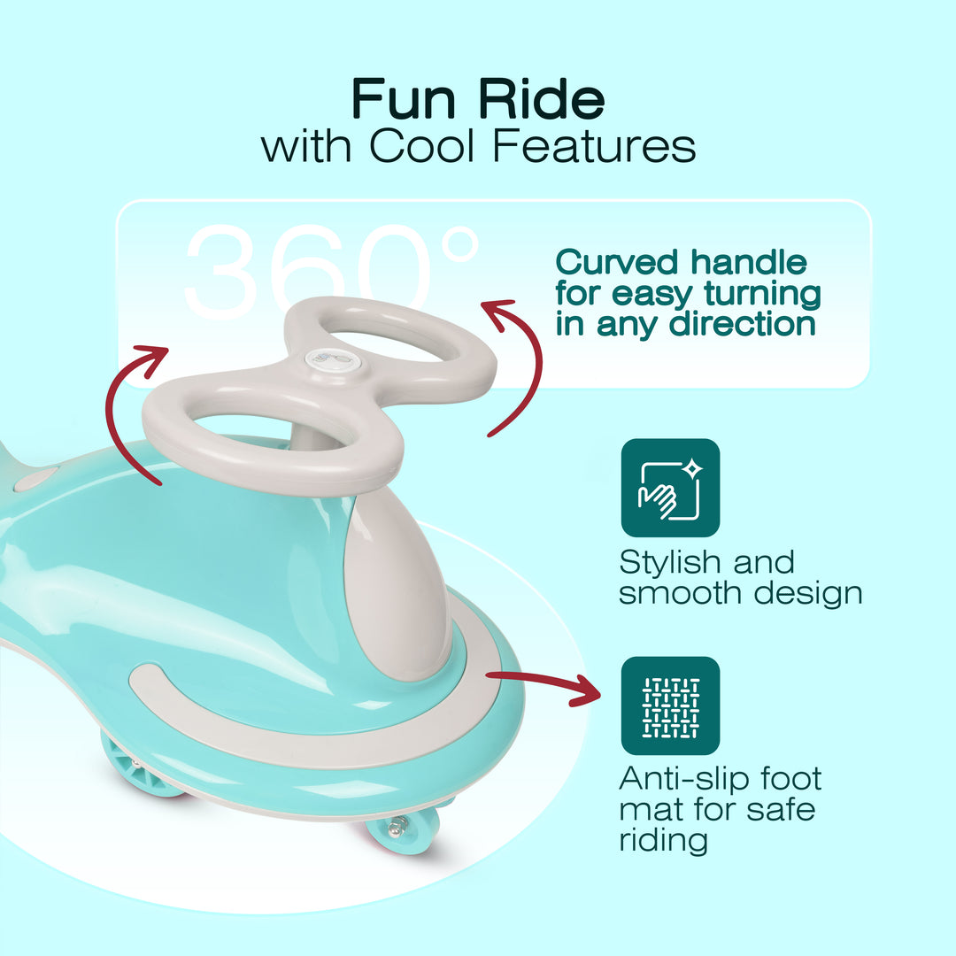 Twisting Ride On Toys - Swing Car for Kids (2–10 Years)