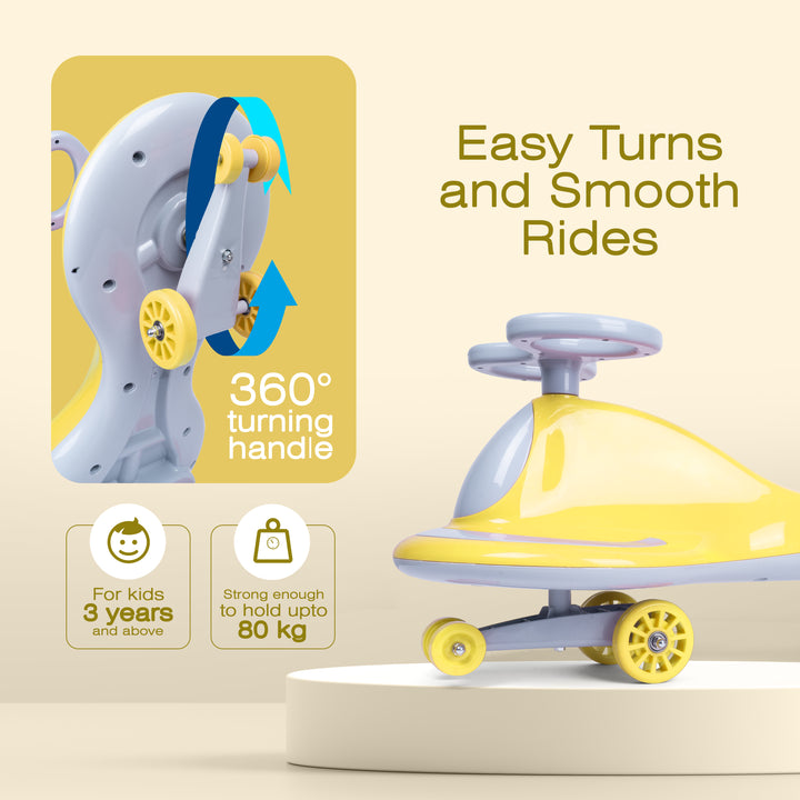 Twisting Ride On Toys - Swing Car for Kids (2–10 Years)