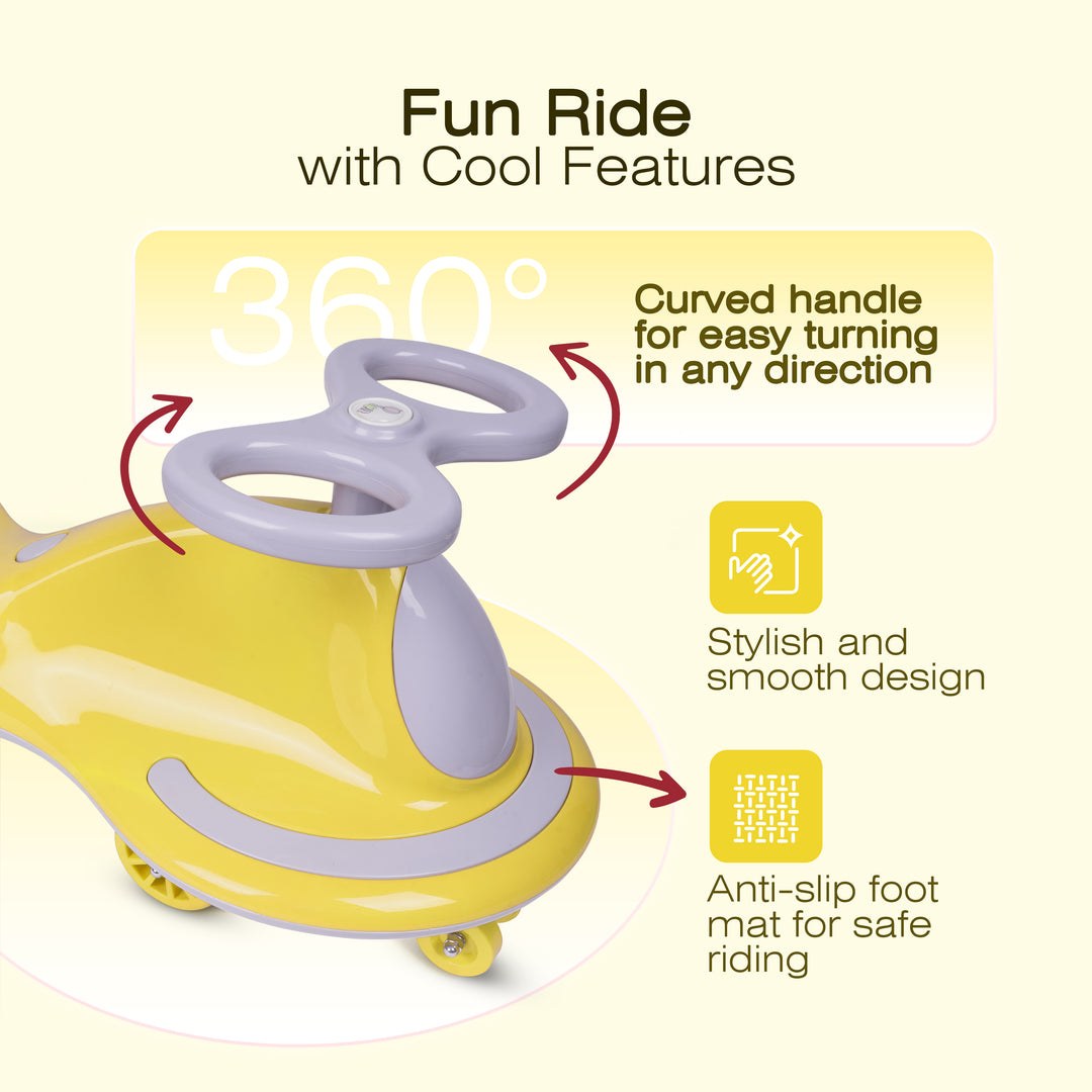 Twisting Ride On Toys - Swing Car for Kids (2–10 Years)