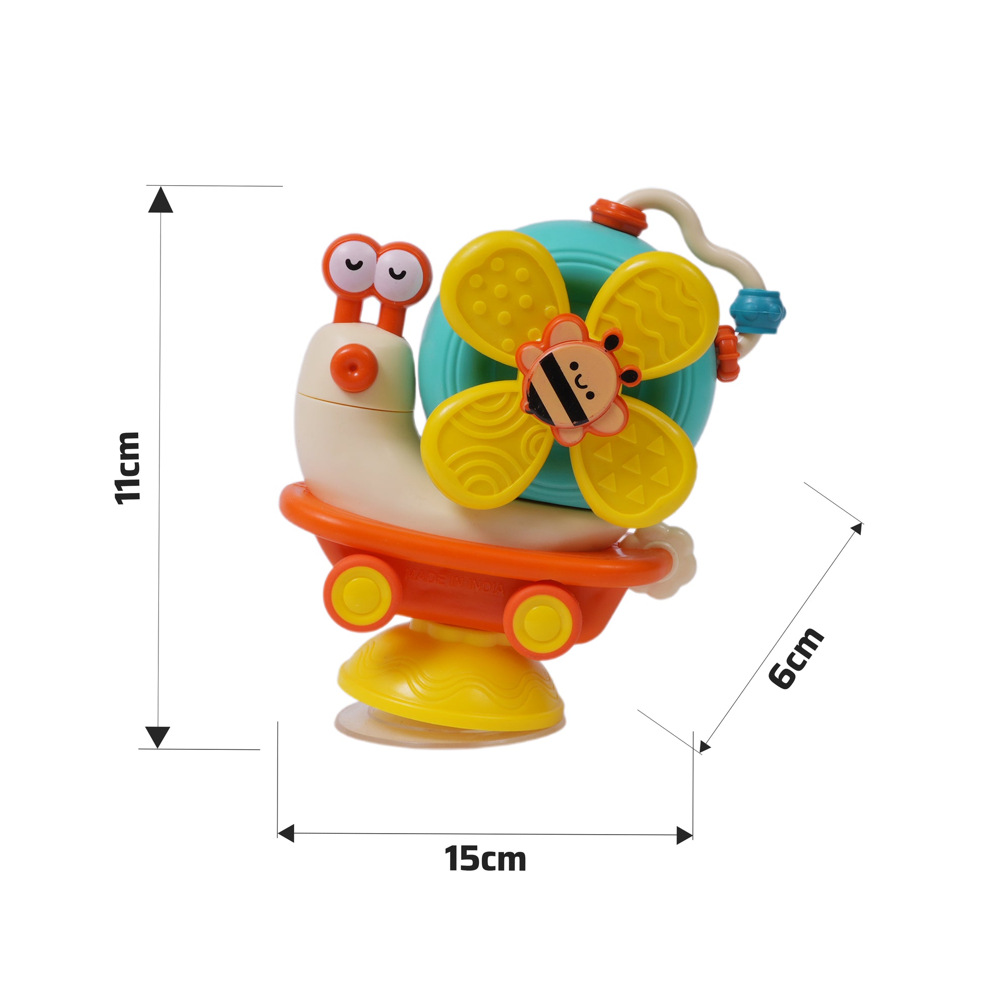 FLYI Interactive Power Windmill Snail Toy for Kids(1.5-4 Years)