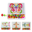 Mushroom Nails Peg Board Building Blocks Fun & Learning Toy for Kids 3+