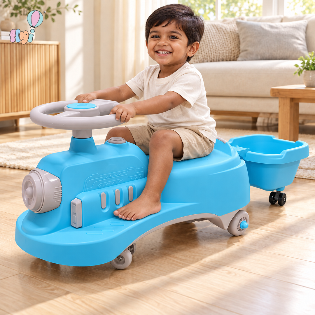 Metro Swing Car with Trolley for Kids | FLYI