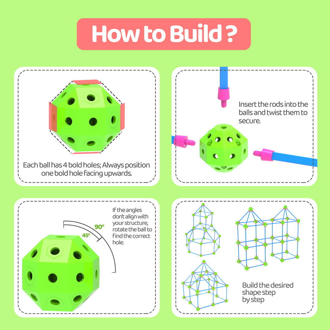 FLYI Build & Play Tent Creative Building(3+ Years)