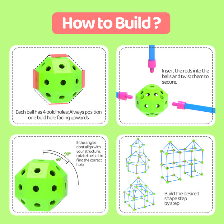 FLYI Build & Play Tent Creative Building(3+ Years)