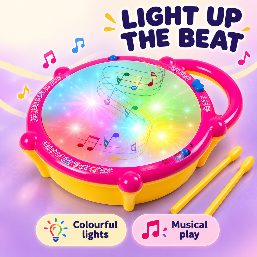 Musical Drum with Lights and Music | FLYI