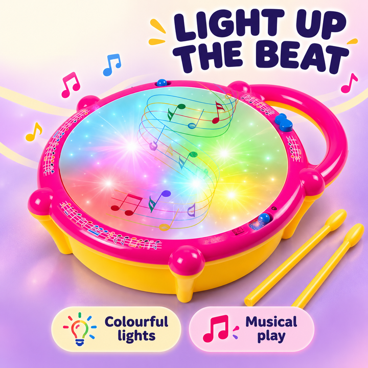 Musical Drum with Lights and Music | FLYI