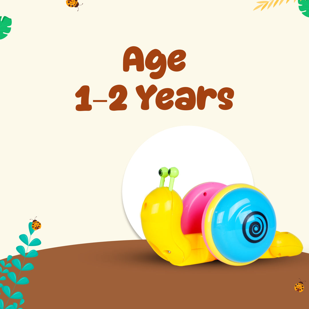 Cute snail design pull toy – durable and child-safe toy for babies and kids