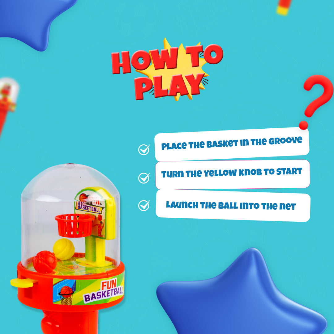 Portable FLYI finger basketball set for kids and adults