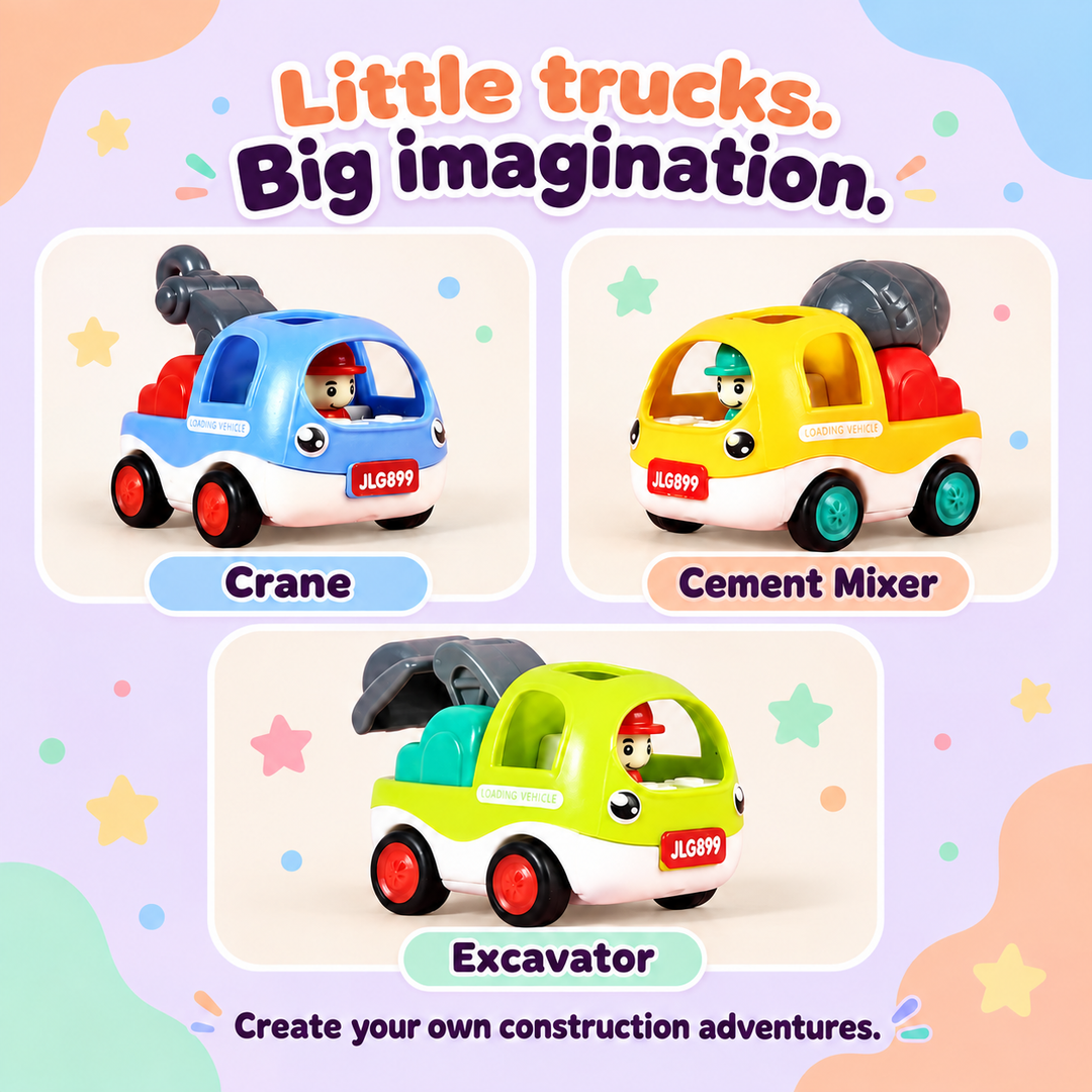 Mini Loading Pull Back Vehicle Toy | FLYI