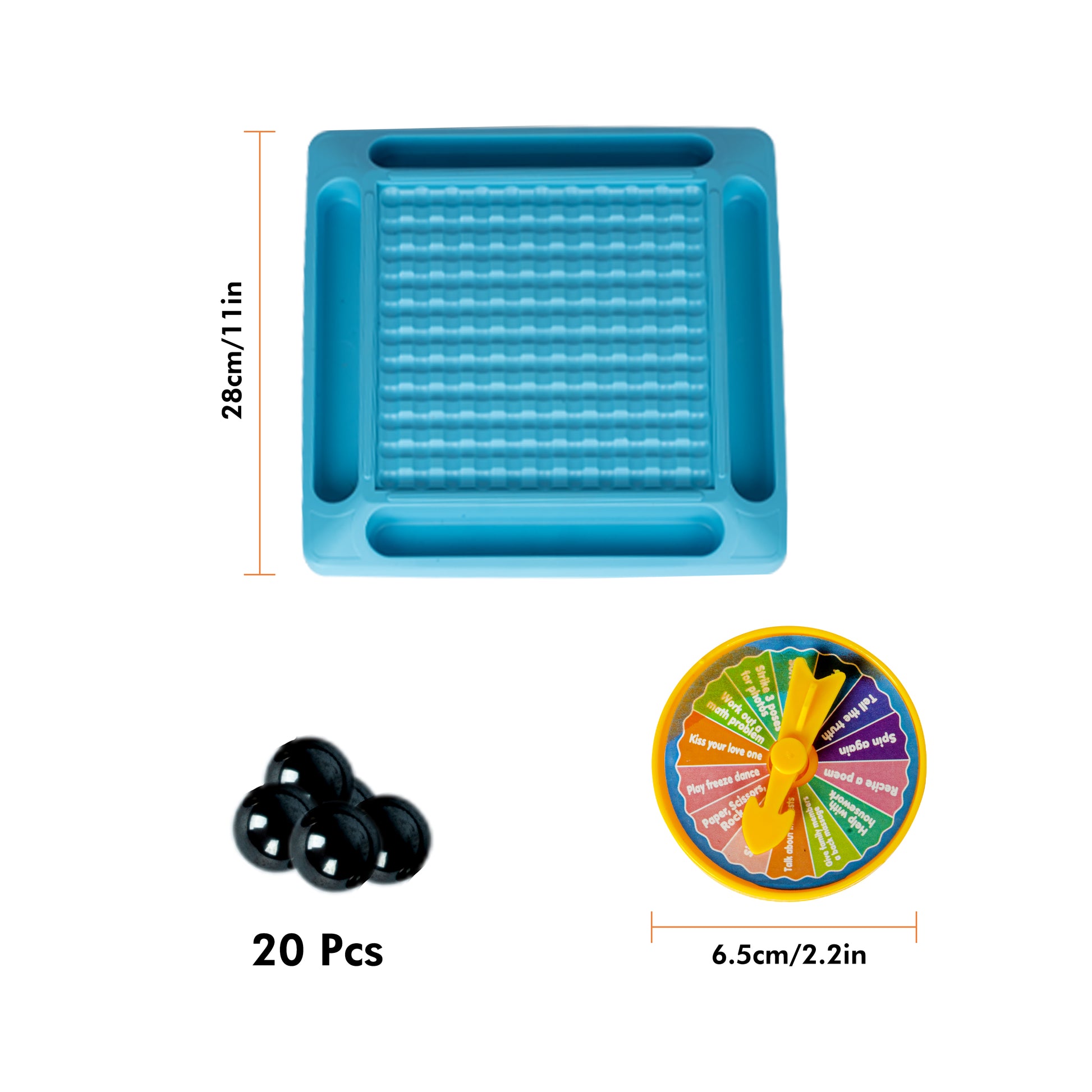 Magnetic Chess Board Game with 20 Magnet Coins – Portable Strategy Game for Kids & Adults