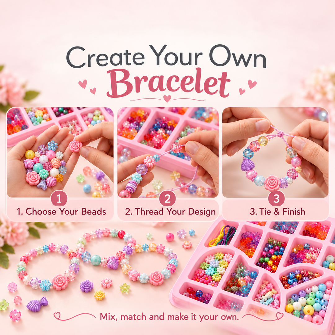 Princess Shine Beads Jewellery Making Kit | FLYI