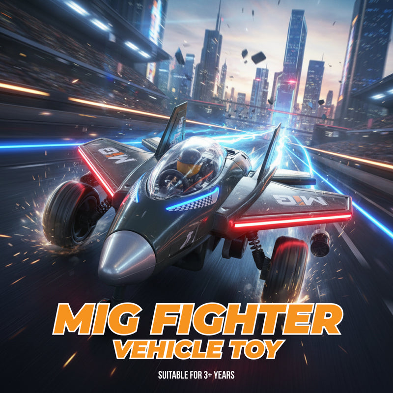 FLYI MiG Fighter Toy Action Jet Plane Toy(3+ Years)