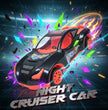 FLYI Night Cruiser Push & Go Toy Car for Kids