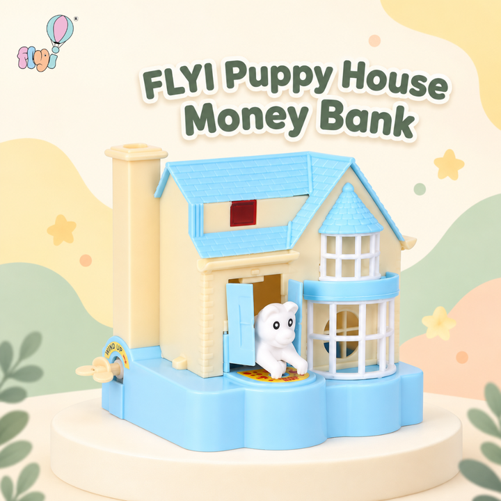 Puppy House Money Bank for Kids | FLYI