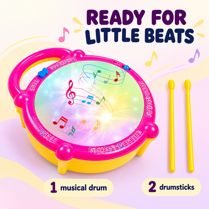 Musical Drum with Lights and Music | FLYI