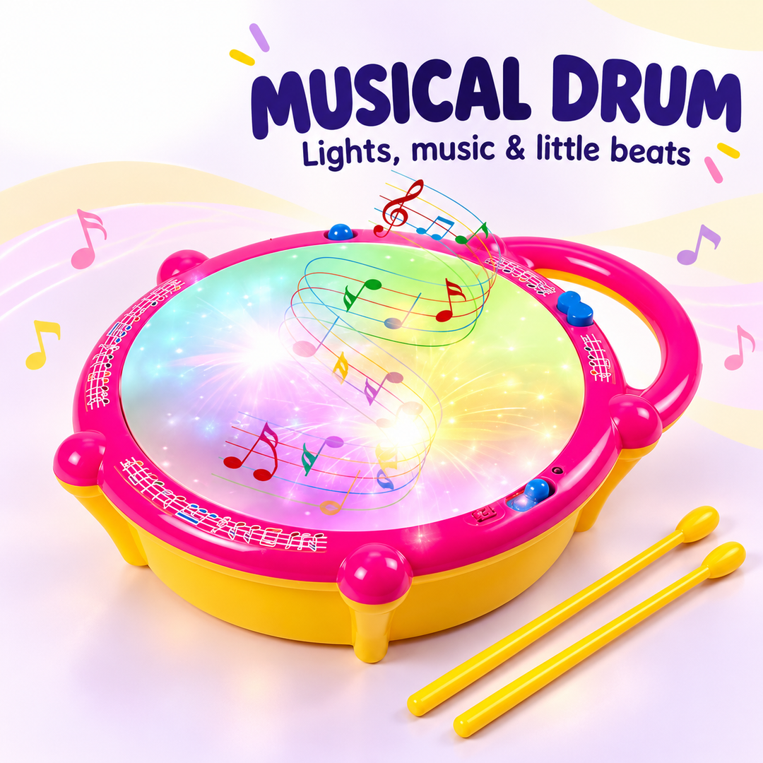 Musical Drum with Lights and Music | FLYI