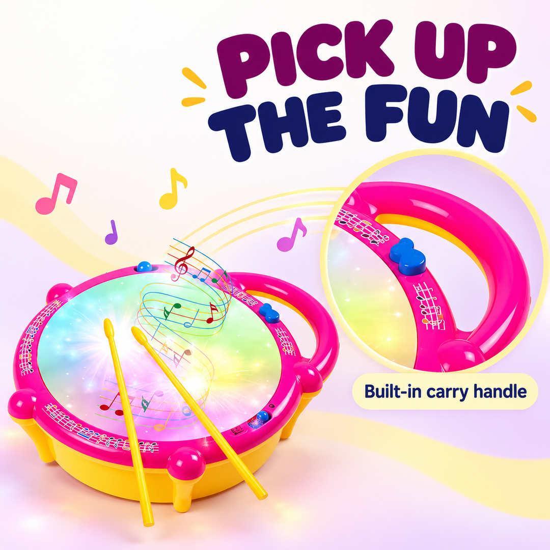 Musical Drum with Lights and Music | FLYI