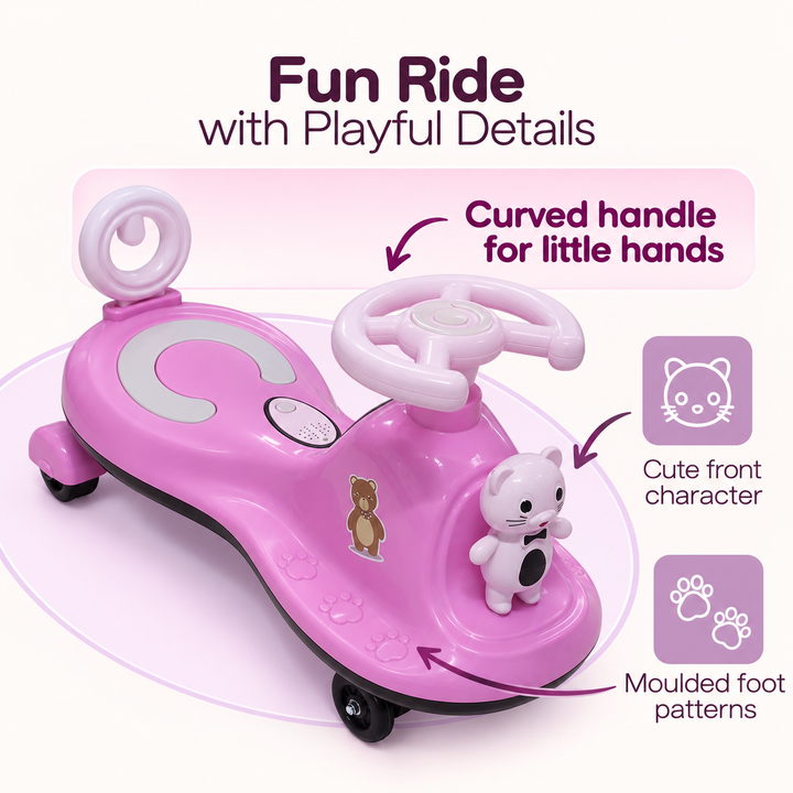 Teddy Magic Swing Car for Kids | FLYI