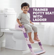 FLYI Western Potty Training Seat with Ladder Toilet Trainer for Kids(1+ Years)